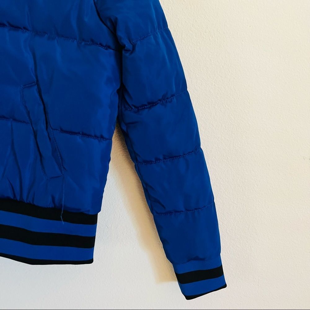 Fashion nova Women's Blue Button Front Puffer Jacket Size XS NWOT - Picture 6 of 8